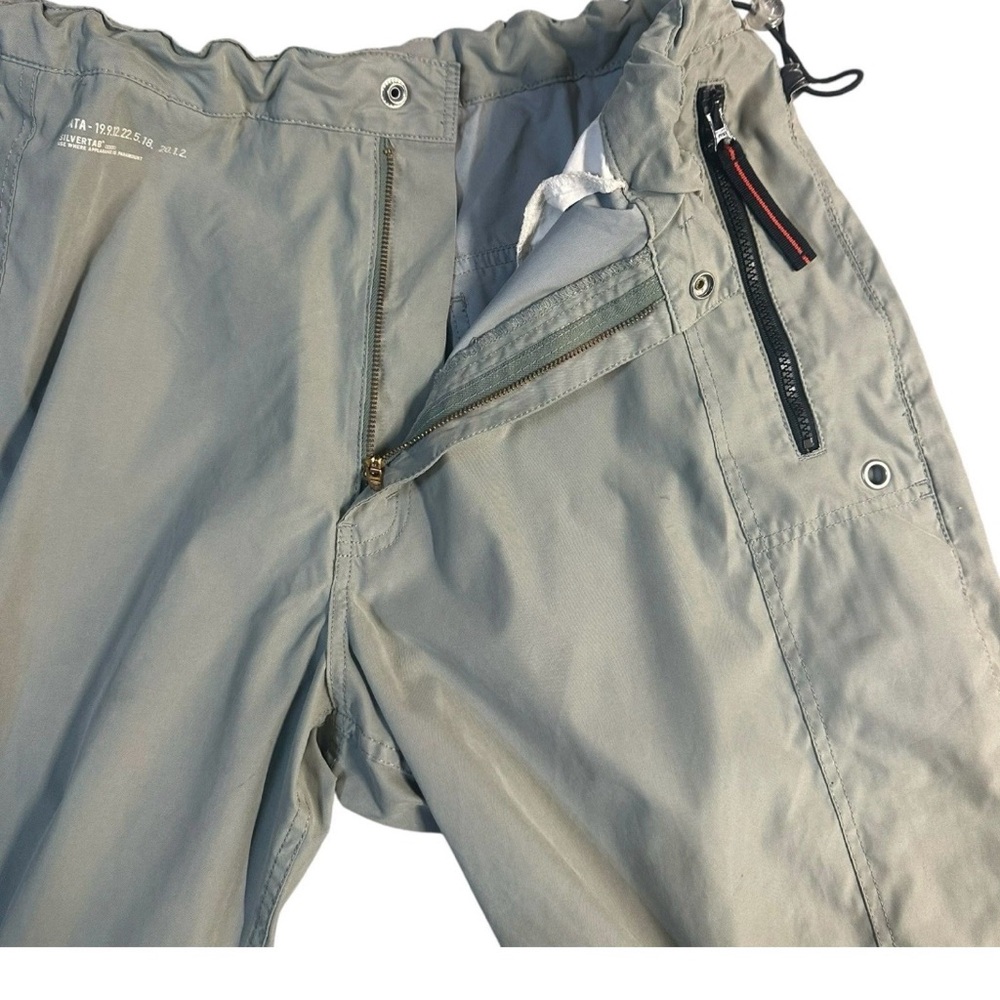Vintage Levi’s SilverTab Data Men's Shorts Green Baggy Tech Skater Military - Picture 7 of 8
